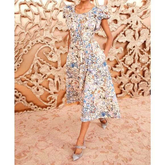 ULLA JOHNSON Dresses & Skirts - NEW ULLA JOHNSON gabi midi dress in ibis